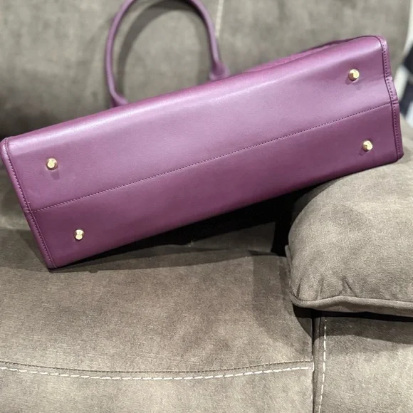 Purple Quilted Women's Bag - Picture 3 of 4